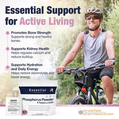 Brookfield Phosphorus Supplements on-the-go pack for convenient hydration anywhere.