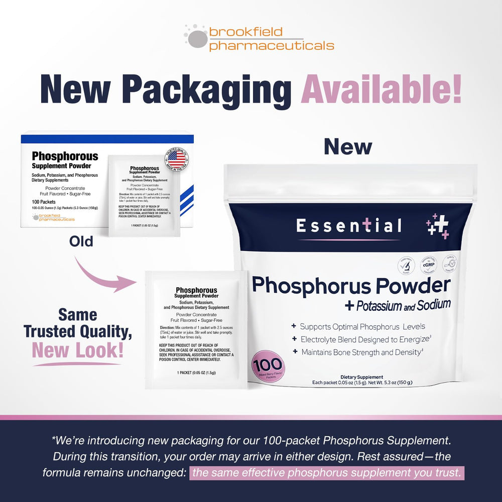 Brookfield Phosphorus Supplements powder easily blends into water for a refreshing berry drink.