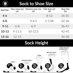 Brooklyn Socks size 10-13 fits US men's 7-13 for many