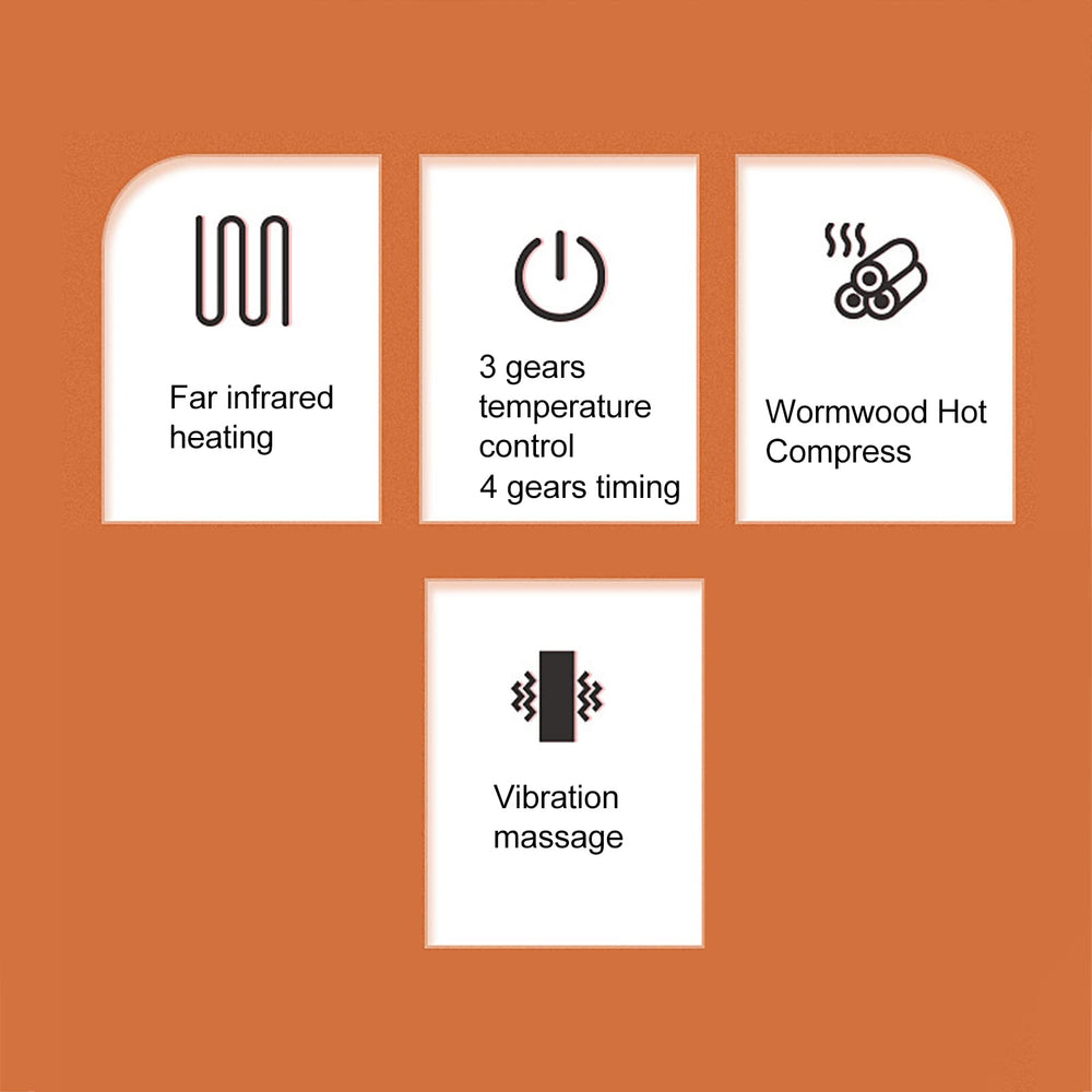 Brrnoo massage function in action, combined with heating for relaxation.