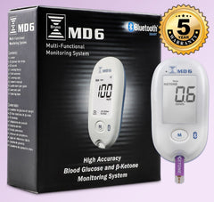 Bruno MD6 ketone strips box ready for at‑home testing
