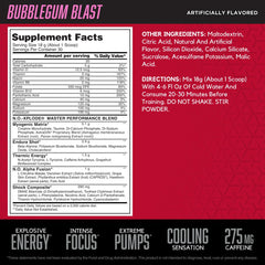 BSN N.O.-XPLODE Cool Rush packaging close-up highlighting the label.