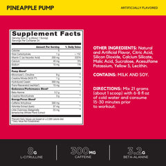 BSN N.O.-XPLODE VASO pineapple glass with Pineapple Pump flavor for refreshing sessions