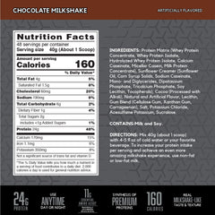 BSN SYNTHA-6 EDGE chocolate shake in glass emphasizes creamy texture and flavor.
