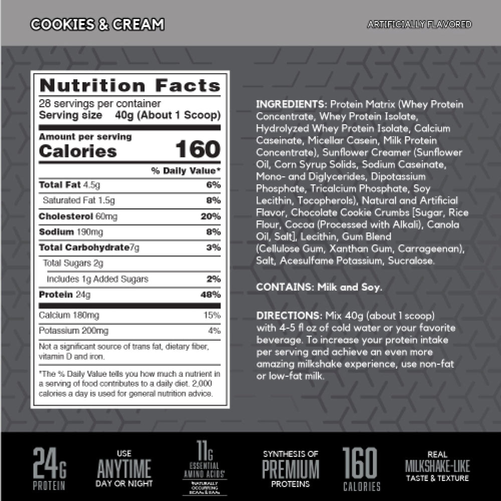 Creamy milkshake texture of BSN SYNTHA-6 EDGE protein powder