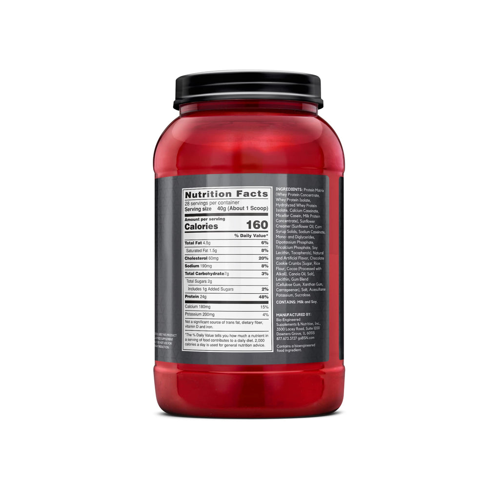 Low sugar option visual suggests a lean protein shake for mindful fueling