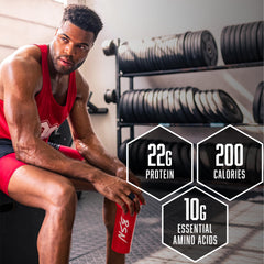BSN Syntha-6 ingredients panel hints at mixed protein sources.