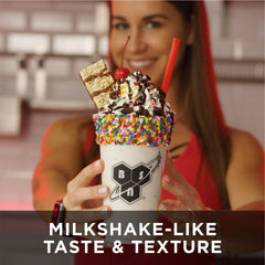BSN SYNTHA-6 measuring scoop shows convenient, accurate serving.