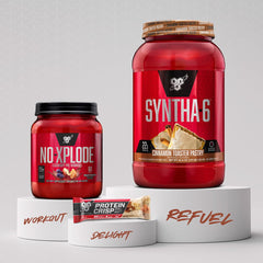 BSN SYNTHA-6 tub displayed with 28 servings label