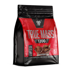BSN TRUE-MASS 1200 amino acids breakdown graphic on label.