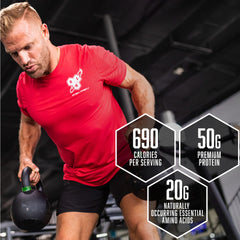 BSN TRUE-MASS vanilla-ice-cream flavor image for crave-worthy taste
