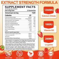 BSSTABBON bottle back label with ingredients and daily values for wellness