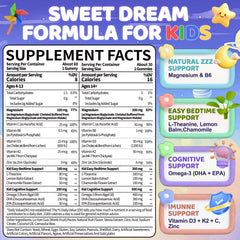BSSTABBON Kid's 4+ mixed-berry gummies highlight flavor and texture.