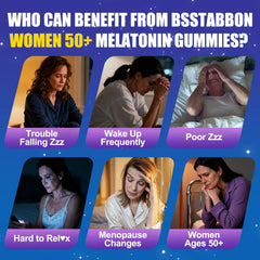 BSSTABBON Sugar-free mixed berry gummies highlight flavorful nighttime option.