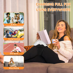 Bsteciar knee massager with adjustable strap for versatile fit