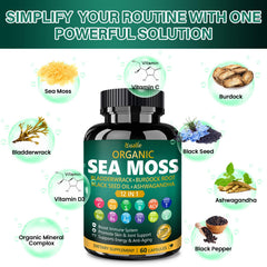 Bualle Herbal capsules with Ashwagandha and Bladderwrack for daily vitality