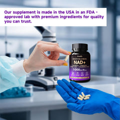 Bualle NAD aids active lifestyles with antioxidant support for workouts.
