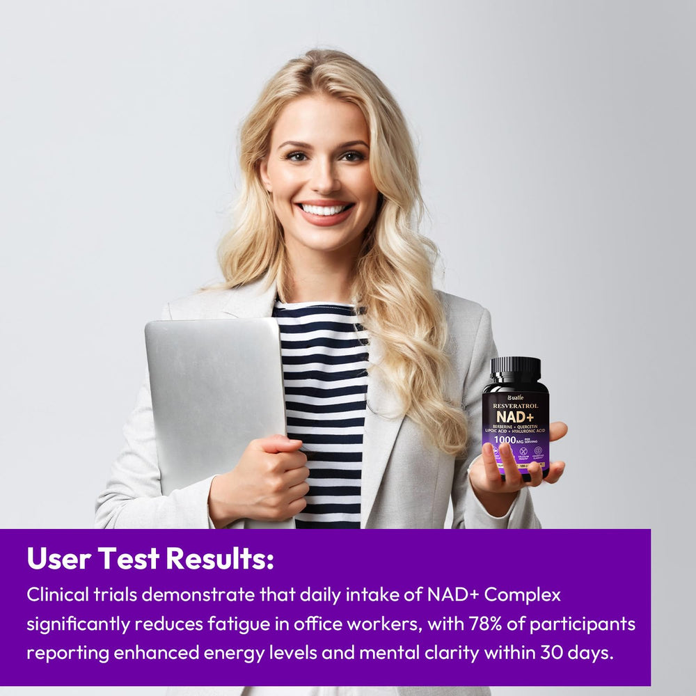 Bualle NAD supports women's wellness after 30 with hydration.