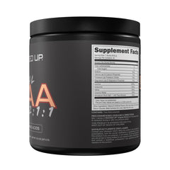 Front label highlights 30 servings of Peach Ring flavor for ongoing training.