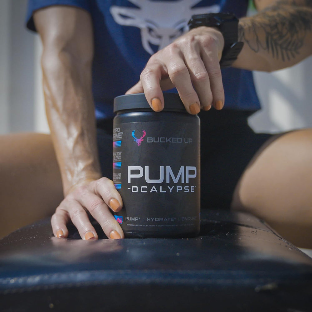 Gym scene Signifying on-the-go hydration and workouts with Pump-ocalypse Miami