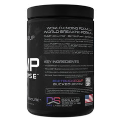 Bucked Up Pump-ocalypse scoop measures servings for precise dosing