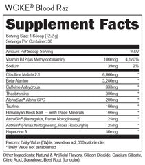 Bucked Up Woke supplement bottle on table ready for on-the-go use.