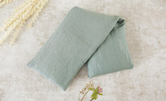 Bucky buckwheat seed filling detail, fragrance-free and hypoallergenic core.