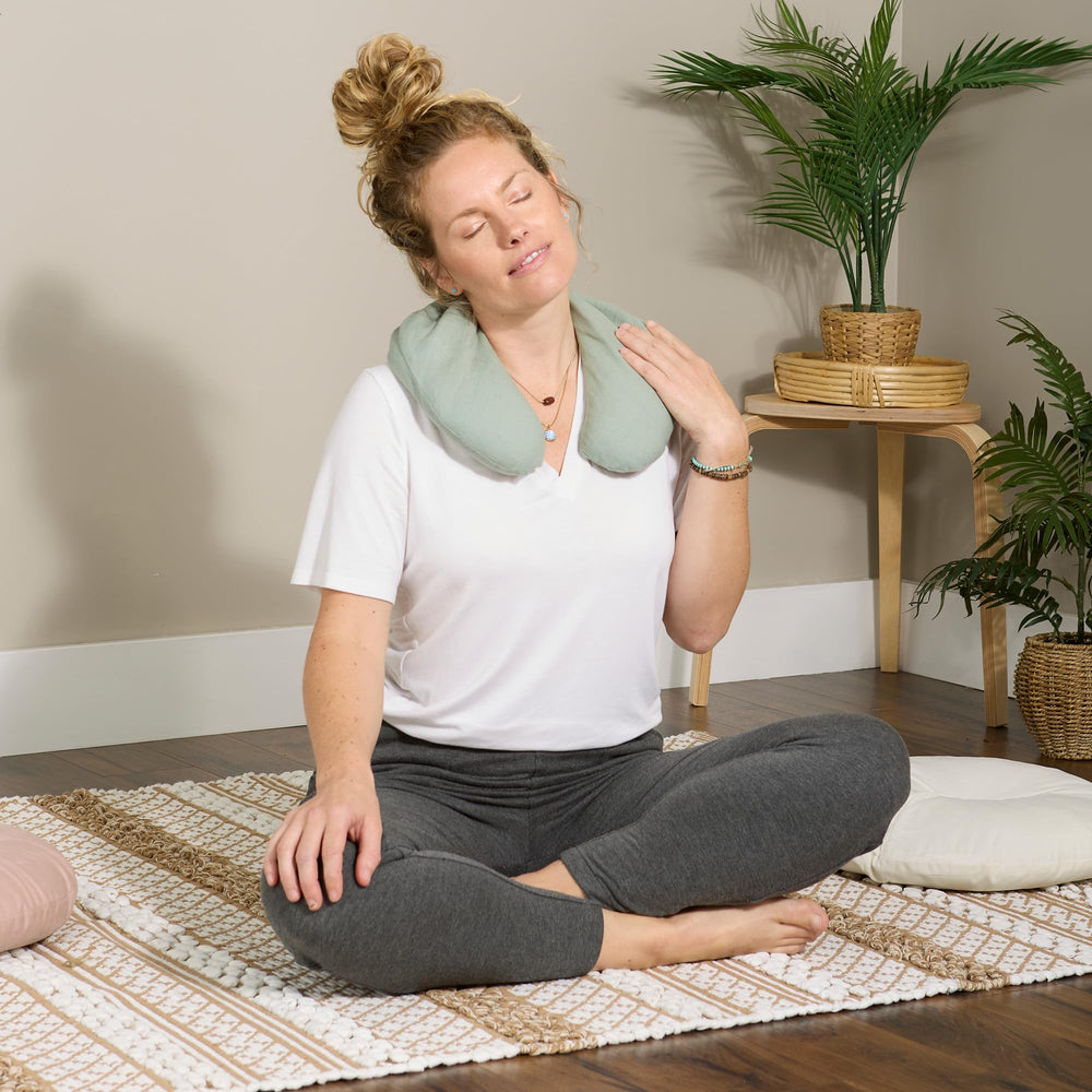 Bucky cover made of 50/50 cotton linen for easy care.