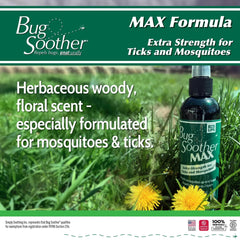 Bug Soother MAX being applied on skin demonstrates quick outdoor refreshment.
