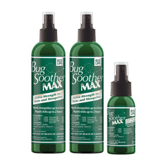 Bug Soother MAX bottle front for DEET-free outdoor protection