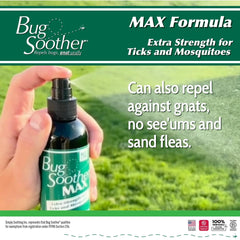 Bug Soother MAX made in USA label signals quality and reliability.