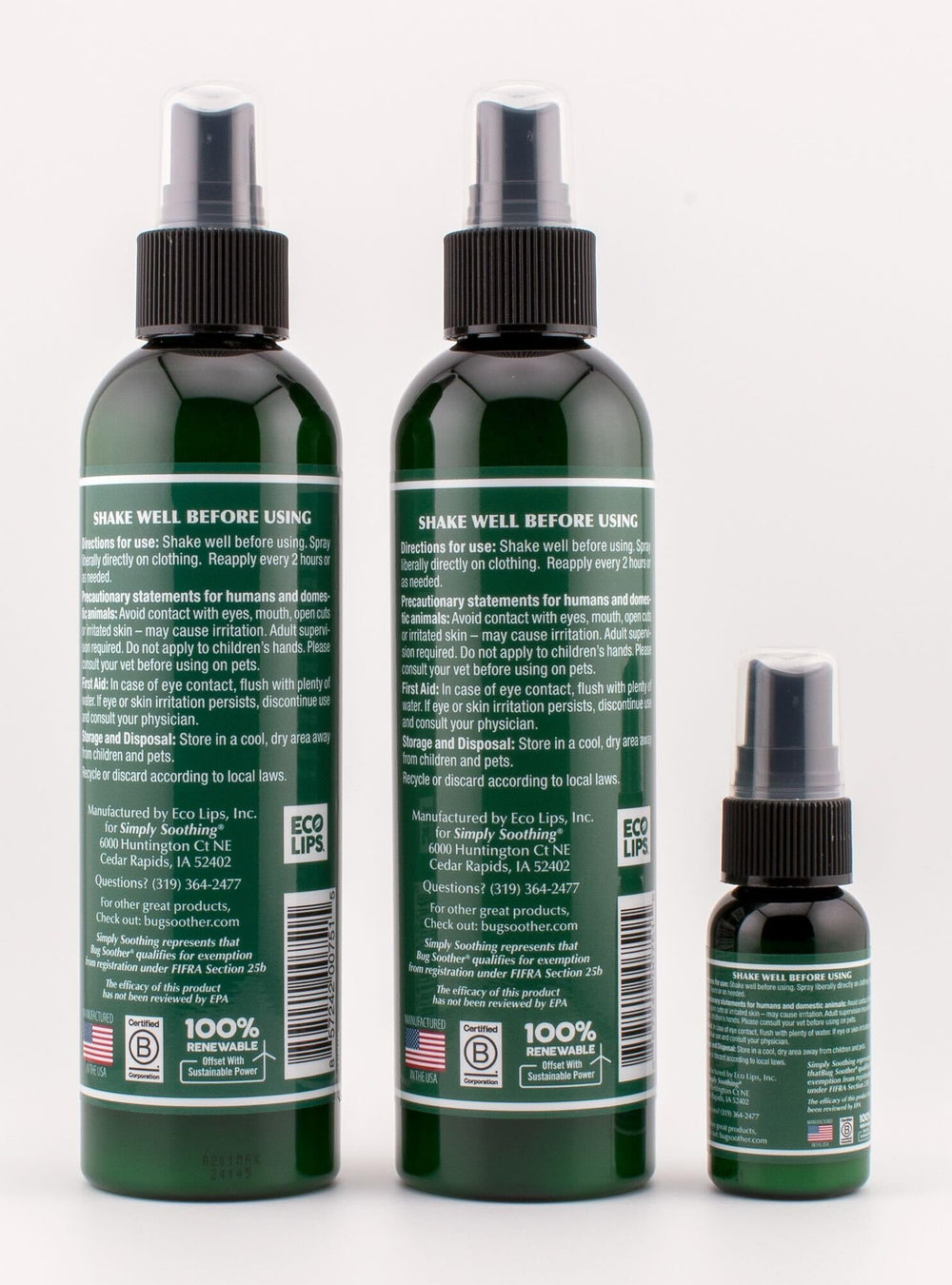 Bug Soother MAX natural cedarwood note visible