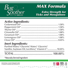 Bug Soother MAX spray action in outdoor use
