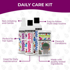 Buggin Out mint spray bottle illustrating refreshing, cooling scalp sensation.