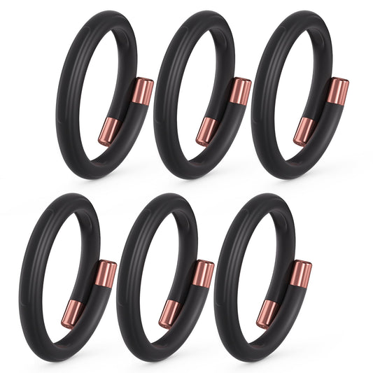 BuggyBands six-pack mosquito bracelets for outdoor protection.