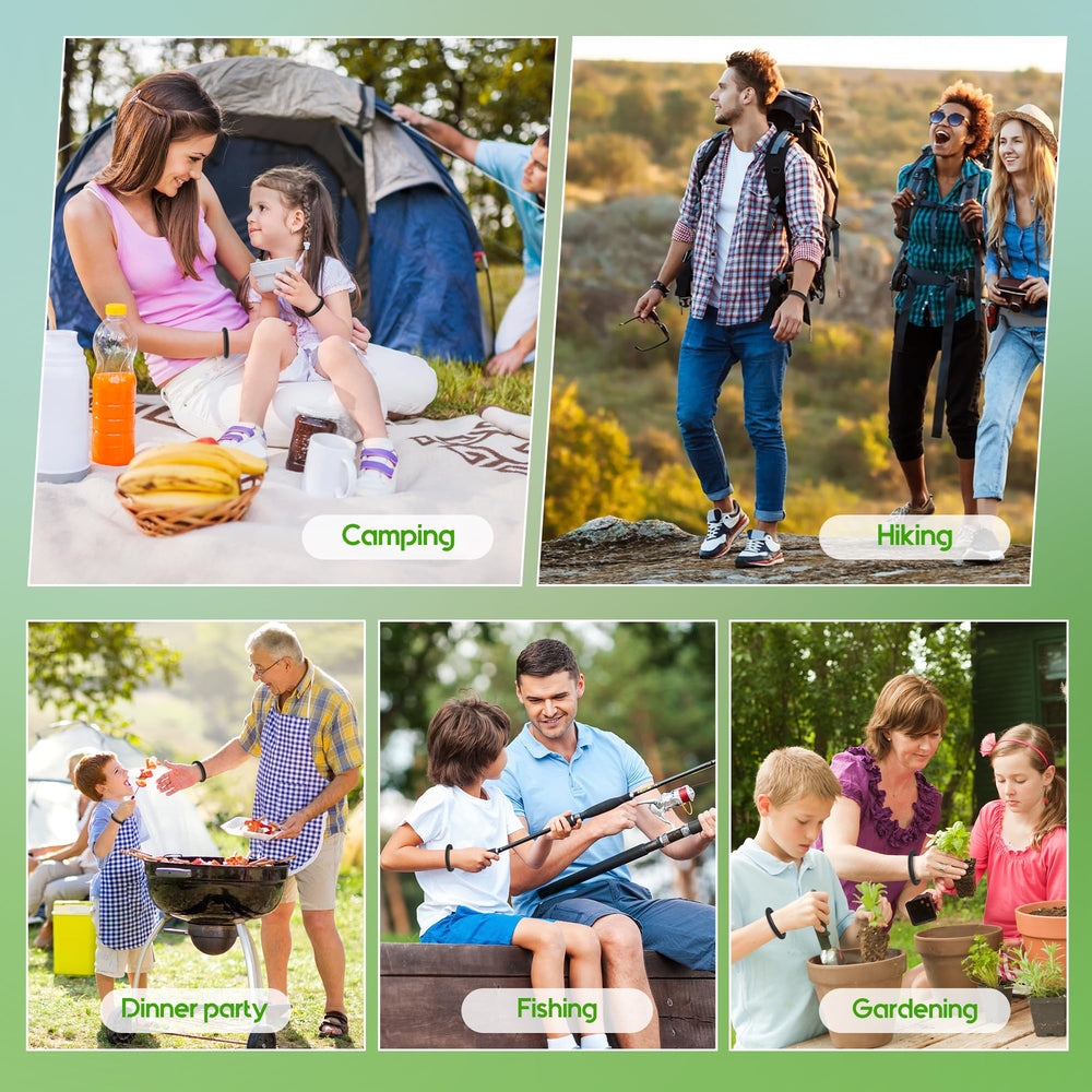 BuggyBands long-lasting protection during camping and picnics.