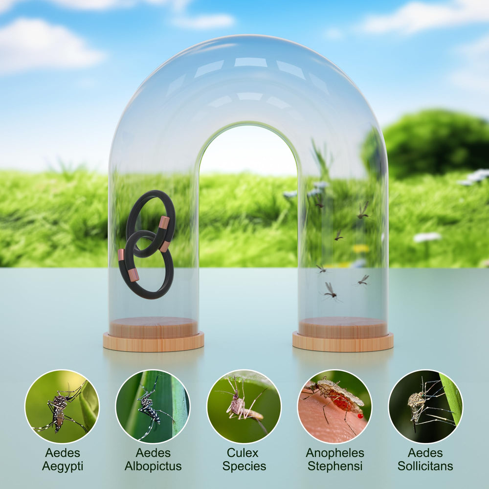BuggyBands waterproof bracelet suitable for swimming and hiking.