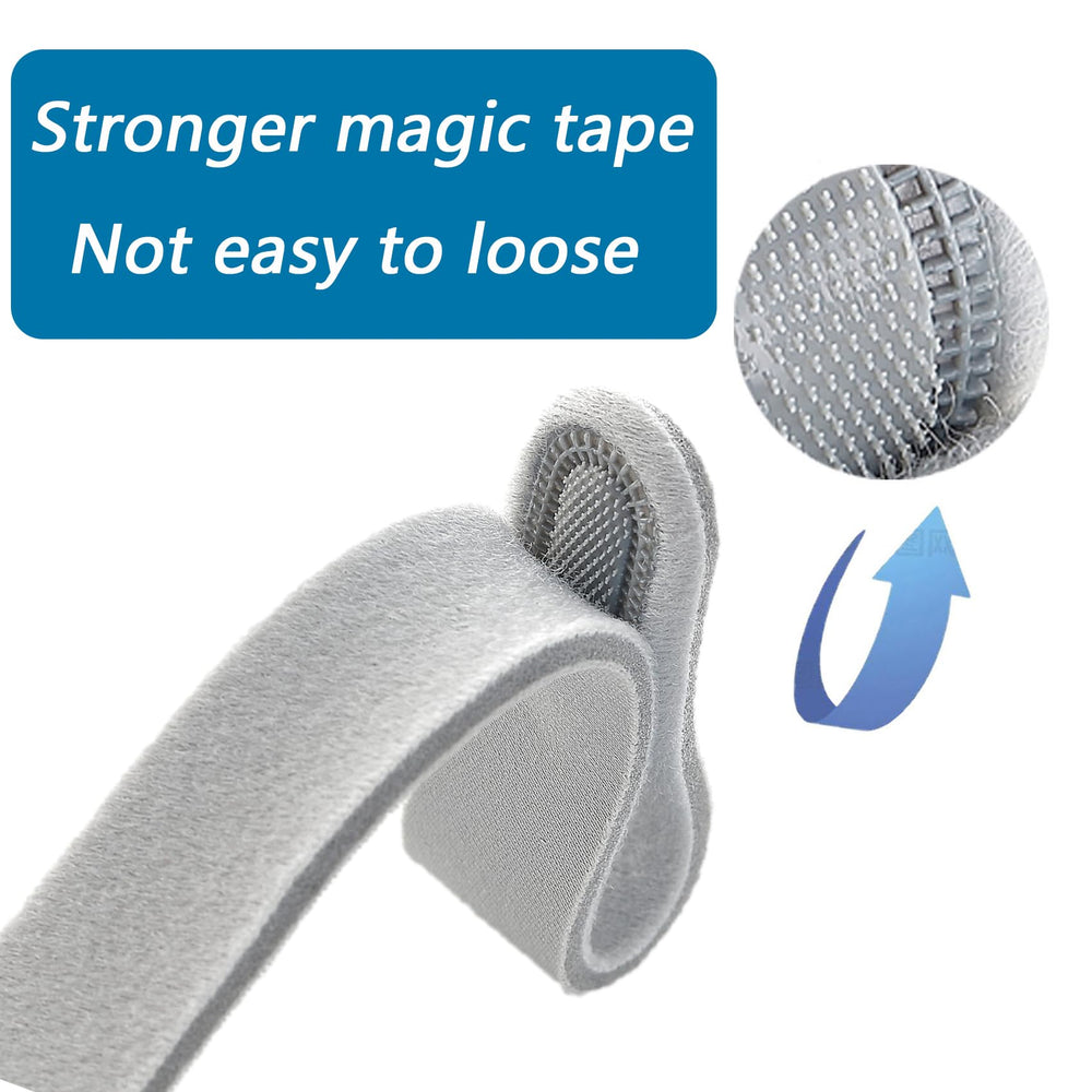 Bukpom no-slip headgear strap helps keep your mask in place through the night.