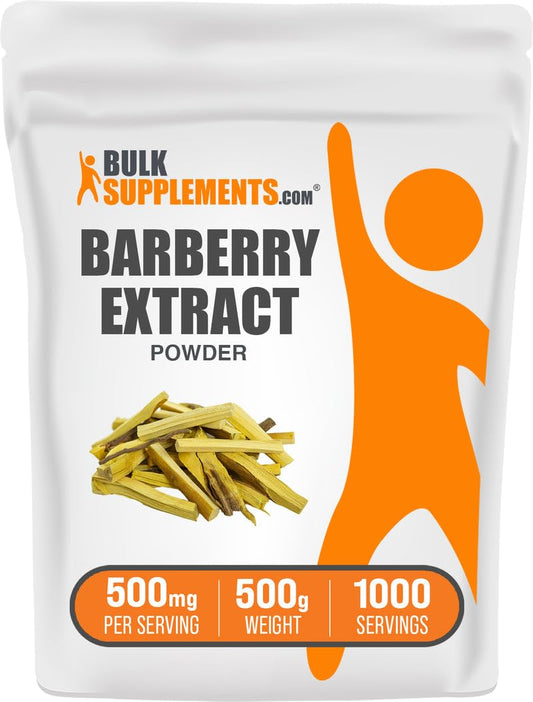 BulkSupplements Barberry Extract Powder packaging signals quality for daily wellness