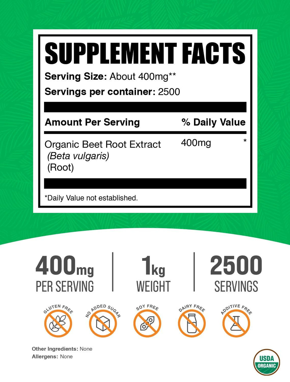 BulkSupplements Beet Root Powder spoon makes mixing into smoothies quick and easy.