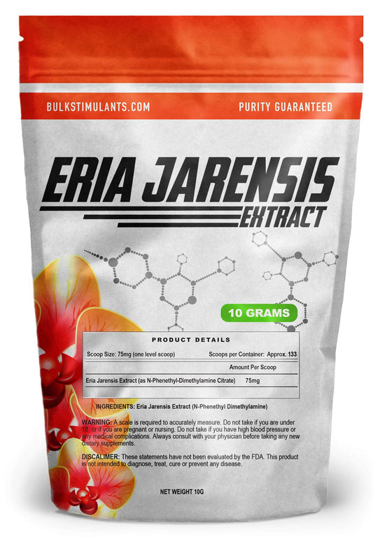 BulkStimulants ERIA Jarensis powder for clean focus and energy