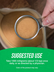 Close-up of BulkSupplements Amla Extract Powder label and ingredients.