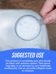 BulkSupplements Biotin Powder 1kg packaging showcasing purity and cGMP production quality.