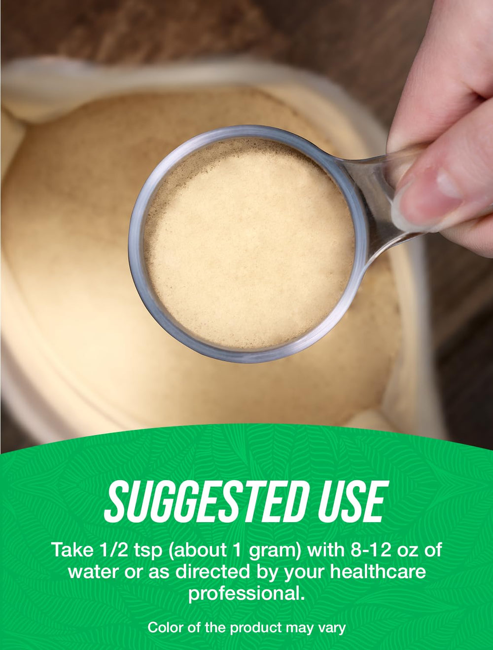 BulkSupplements Ginseng root extract pouring view for convenient daily use.