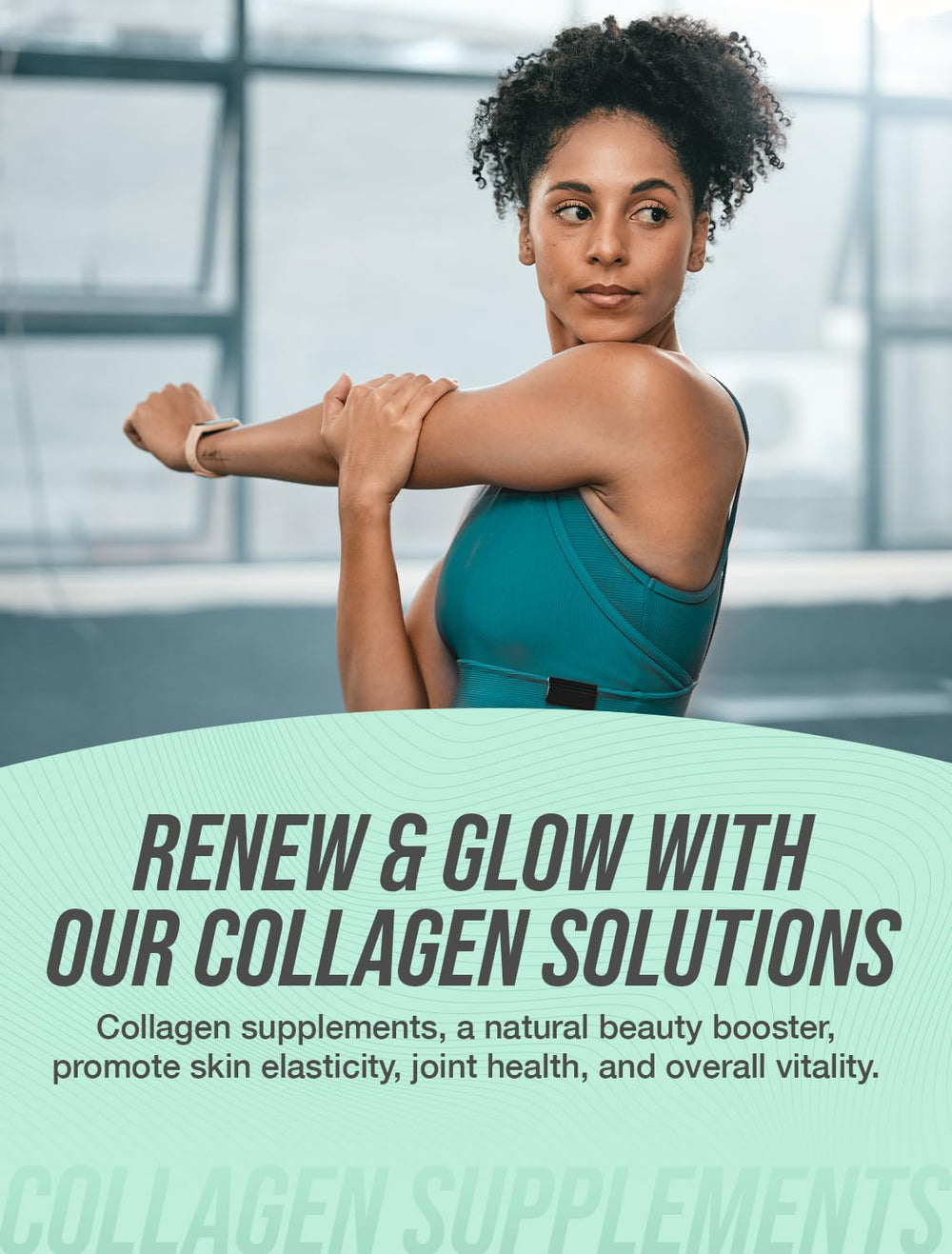 BulkSupplements hydrolyzed collagen powder serving for versatile beverage blends