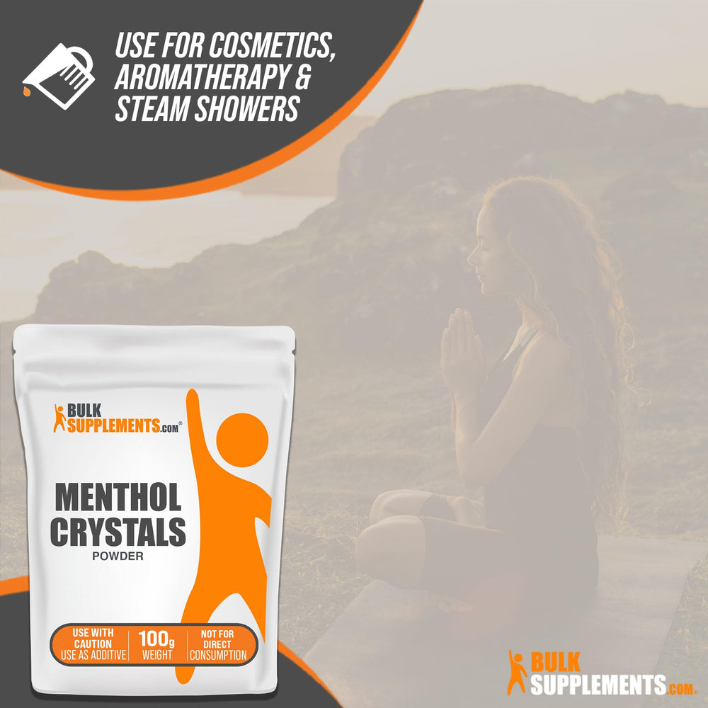 BulkSupplements Menthol Crystal – third-party tested quality for reliable performance.