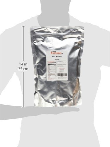 BulkSupplements Organic Pea Protein Powder glass shows a wholesome, plant-based meal addition.