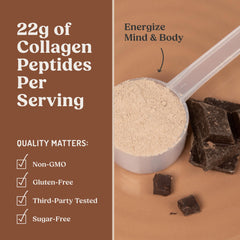 Bulletproof energy collagen protein shake ready for shakes or coffee.