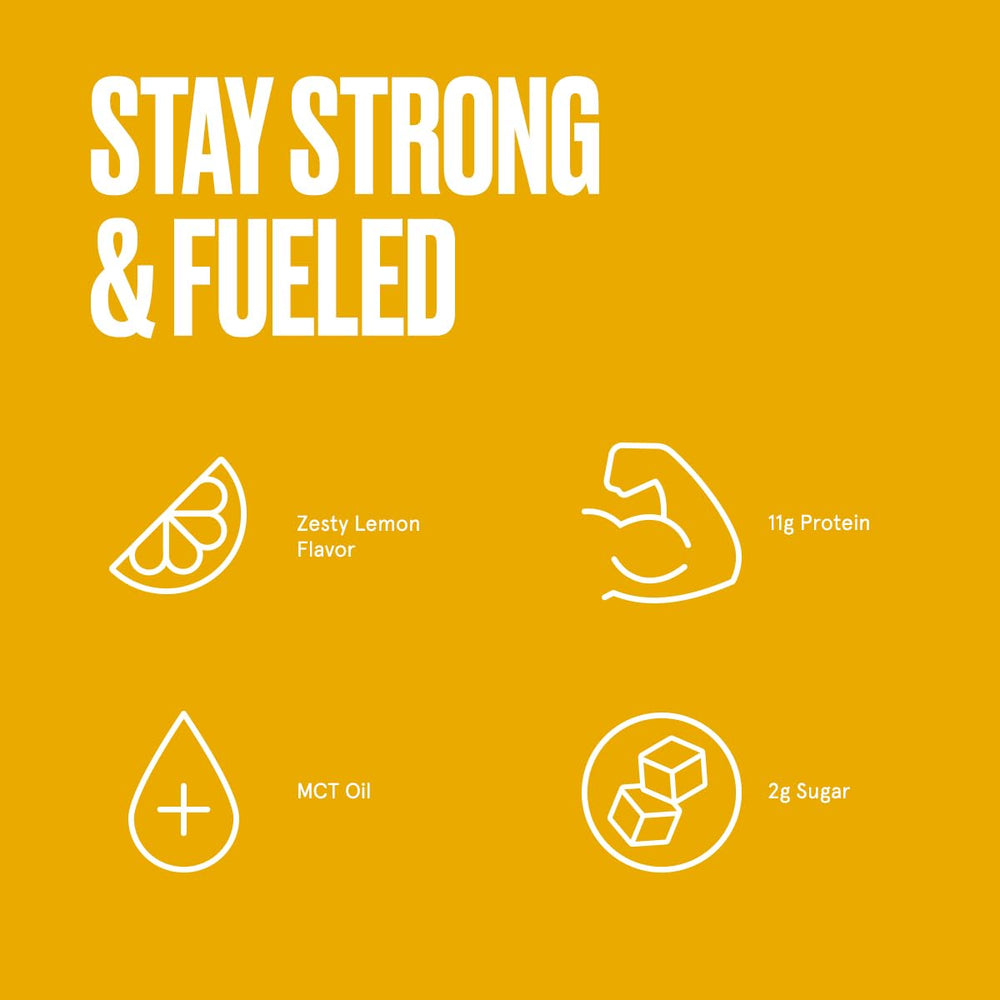 MCT oil ingredient label emphasizes sustained energy claims