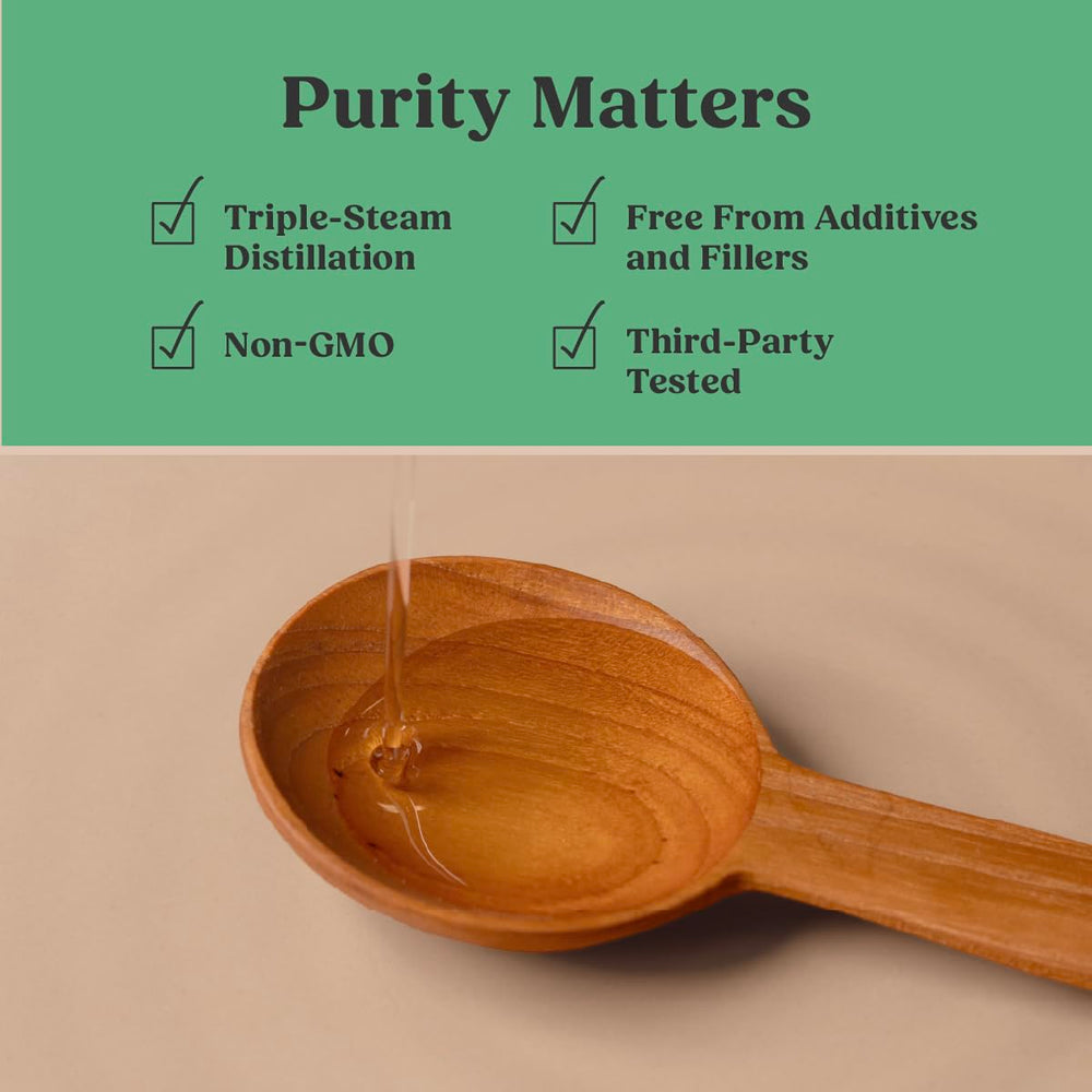 Bulletproof MCT Oil spoon dip demonstrates simple daily dosage.